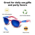 American Flag Sunglasses - 3 Pack Patriotic Set