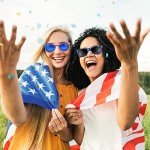 American Flag Sunglasses - 3 Pack Patriotic Set