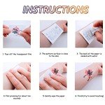 4th of July Face Tattoo Stickers - USA Theme