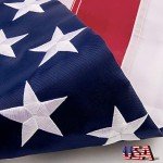 3x5 Ft Embroidered American Flag Banner