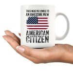 Awesome American Citizen Coffee Mug - Patriotic Gift