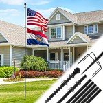 10 FT Heavy Duty Outdoor Flag Pole Kit