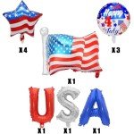 4th of July Patriotic Balloon Decoration Set