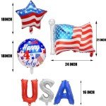 4th of July Patriotic Balloon Decoration Set