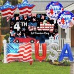 4th of July Patriotic Balloon Decoration Set
