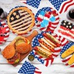 Patriotic 4th of July Plates and Napkins Set