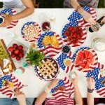 Patriotic 4th of July Plates and Napkins Set