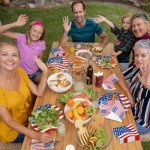 Patriotic 4th of July Plates and Napkins Set