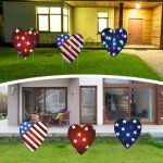 3-Piece LED Patriotic Yard Sign Set for Veterans