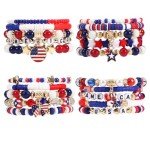 4th of July Red, White & Blue Bracelets