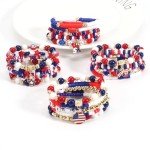 4th of July Red, White & Blue Bracelets