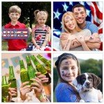 100PCS 4th of July Patriotic Tattoo Stickers