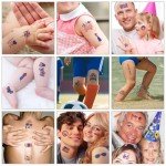 100PCS 4th of July Patriotic Tattoo Stickers