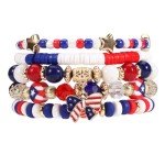 4th of July Red, White & Blue Bracelets