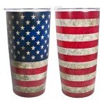 American Flag Stainless Steel Travel Tumbler 20oz