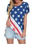 Women’s USA Flag T-Shirt for Patriotic Celebrations