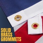 Heavy Duty American Flag 3x5 Ft - Outdoor Use