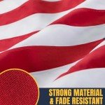 Heavy Duty American Flag 3x5 Ft - Outdoor Use