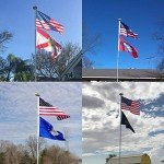 30FT Heavy Duty Telescopic Flag Pole Kit