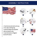 30FT Heavy Duty Telescopic Flag Pole Kit