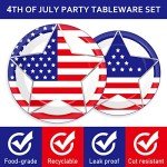 Fourth of July Disposable Party Plates & Napkins Set