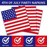 Fourth of July Disposable Party Plates & Napkins Set