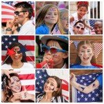 USA Flag Temporary Tattoo Sleeve for Celebrations