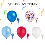 Red, White, and Blue 12" Party Balloons