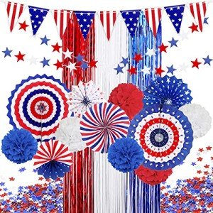4th of July Patriotic Party Decoration Set