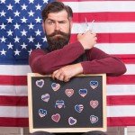 500Pcs American Flag Patriotic Stickers Set