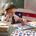 500Pcs American Flag Patriotic Stickers Set