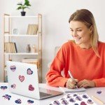 500Pcs American Flag Patriotic Stickers Set