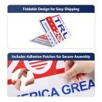 Trump 2024 Double-Sided Yard Sign with Stake
