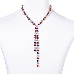 Red, White, and Blue Patriotic Necklace for Women