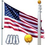 25-Foot Heavy Duty Telescoping Flagpole Kit