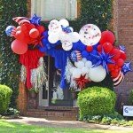 120pcs Patriotic Balloons Arch Kit for Celebrations
