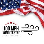 25-Foot Heavy Duty Telescoping Flagpole Kit