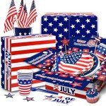 4th of July Patriotic Party Decoration Set