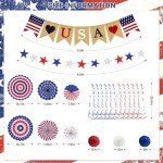 Patriotic 4th of July Party Decor Set