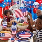 4th of July Patriotic Party Decoration Set