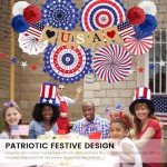 Patriotic 4th of July Party Decor Set
