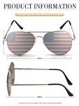 6 Pairs American Flag Beach Sunglasses Set