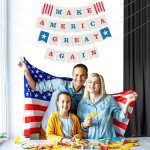 Patriotic 4th of July Banner - Stars & Stripes