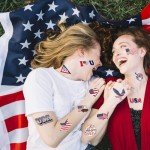 240 Patriotic Temporary Tattoos for Kids - Independence Day Fun