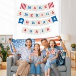 Patriotic 4th of July Banner - Stars & Stripes