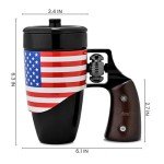 Patriotic Ceramic Coffee Mug for Men and Women