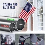 360° Spinning 6FT Tangle-Free Flag Pole