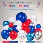 Red, White, and Blue Patriotic Balloon Garland Kit