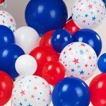 Red, White, and Blue Patriotic Balloon Garland Kit
