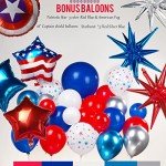 Red, White, and Blue Patriotic Balloon Garland Kit